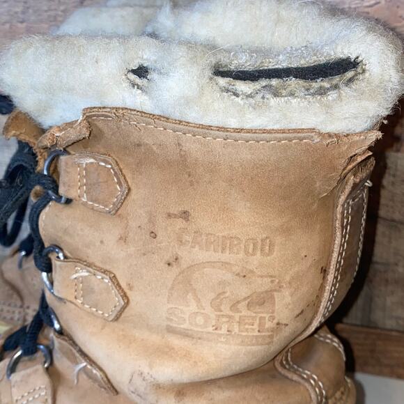 Sorel Caribou Leather Snow Boots Size 9 main image 12